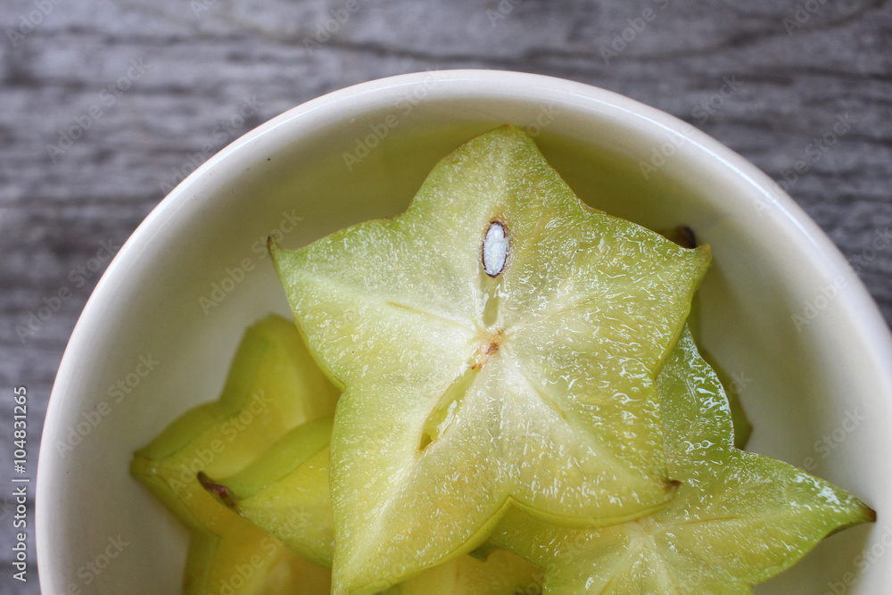 Wall mural star fruit