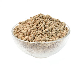 millet isolated on white background