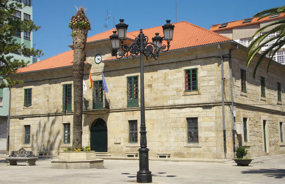 Rathaus von Cambados in Galicien