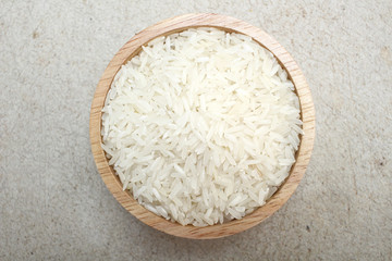 Raw rice grain