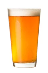 Photo sur Plexiglas Bar Pint of Pale Ale on White