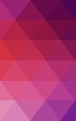 Obraz premium Multicolor pink, red, orange polygonal design pattern, which consist of triangles and gradient in origami style.