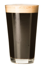 Stout Beer on White