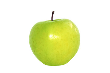 The Green apple isolate on white background