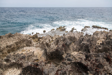 Bonaire island Atlantic ocean wild side beach