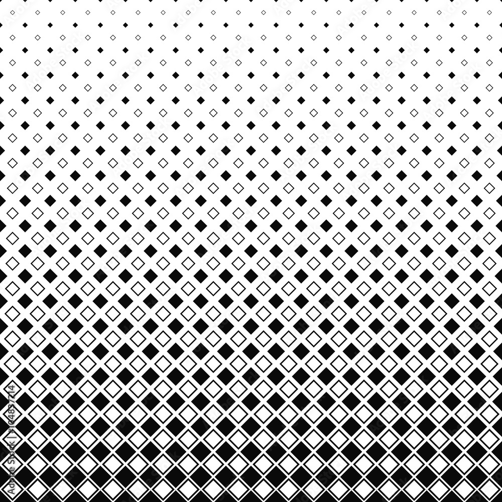 Poster repeating monochrome square pattern