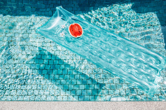 Watermelon in the pool