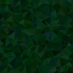 Dark green triangle mosaic vector background