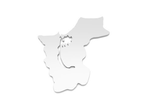 3D Karte Mecklenburg-Vorpommern - Rostock (Stadt)