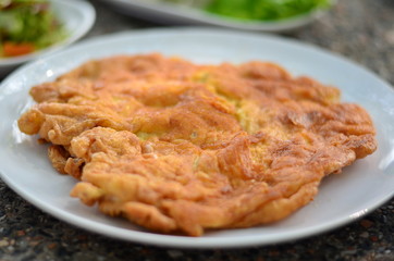 Fired Egg Thai style