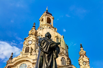 Fototapeta na wymiar Church of our Lady in Dresden