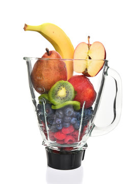 Blender Filled With Fruit