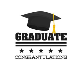 Graduation icon design 