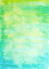Fototapeta na wymiar abstract watercolor vertical background with green and blue colors