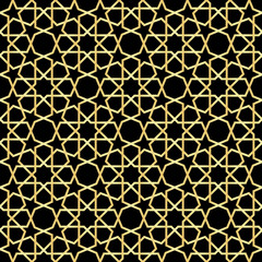 Moroccan gold seamless