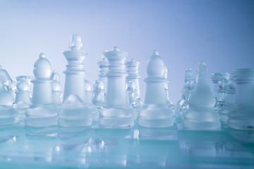 glass chess