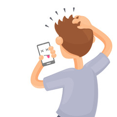 The mobile phone is dead