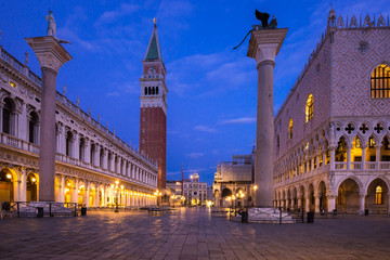 Naklejka premium Plac Świętego Marka w Wenecji