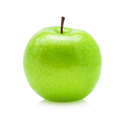 Green apple isolated on white background