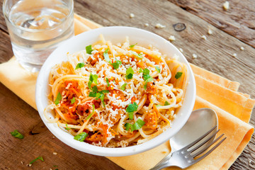Spaghetti bolognese