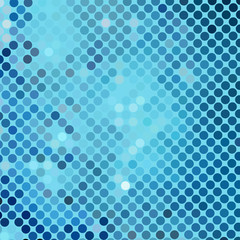 Abstract Blue Dotted Background