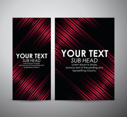 Fototapeta premium Abstract red shining pattern. Graphic resources design template. Vector illustration