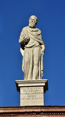Girolamo Fracastoro (Fracastorius) famous renaissance physician marble statue