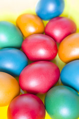 Colorful Easter Eggs from Above