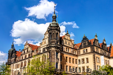 Fototapeta na wymiar The Dresden castle
