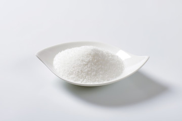 Bowl of granulated sugar