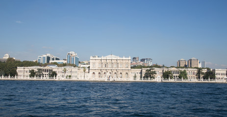 Fototapeta premium Dolmabahce Palace in Besiktas, Istanbul City, Turkey