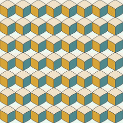 Vector geometric endless pattern.