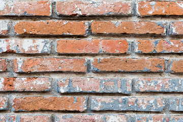 Fototapeta premium Old brick wall in a background image, colorful brick wall background