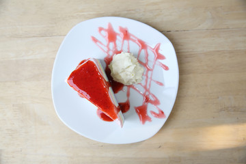 Delicious rainbow cake