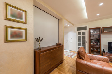 Luxury woodn commode in family house