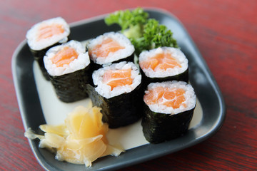 Salmon Maki sushi