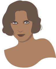 Woman vintage portrait avatar