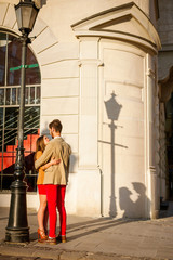 couple dating in city