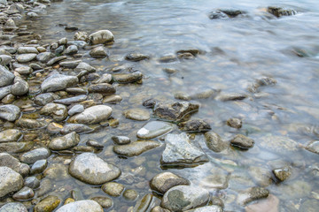 Der Schweizer Fluss Aare von Bern nach Solothurn und Araga