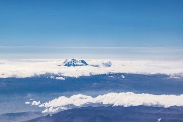 Window Plane View of Andes Range Mountains