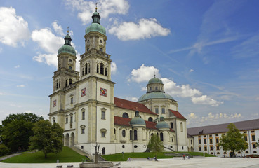 Fototapeta na wymiar St.Lorenz Basilika, Kempten