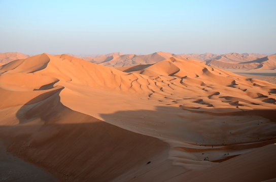 Panoramic view of sand dunes © maurusasdf