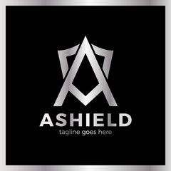 Letter A Shield Logo