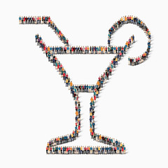 peopleglass  martini alcohol icon