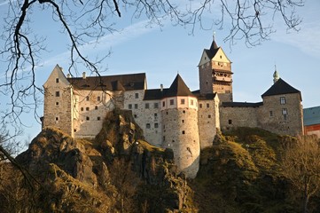 Medieval castle Loket in the west Bohemia, Czech republic