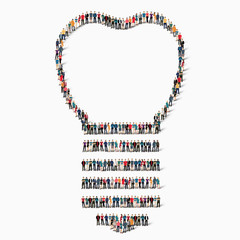 Obraz premium people dental implant icon
