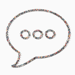 people  bubble chat icon