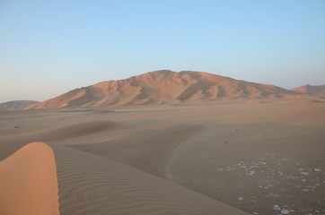 Fototapeta na wymiar Sand Dunes Oman desert