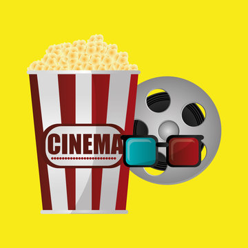 Cinema icon design 