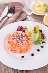 salmon tartar